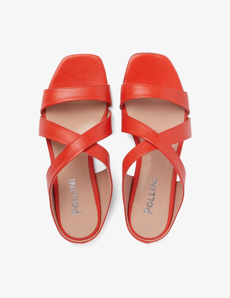 Pollini Leather flat sandals - picture 3 Pollini Leather flat sandals - picture 3