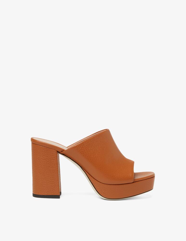 rinascente Pollini Leather wedge mule