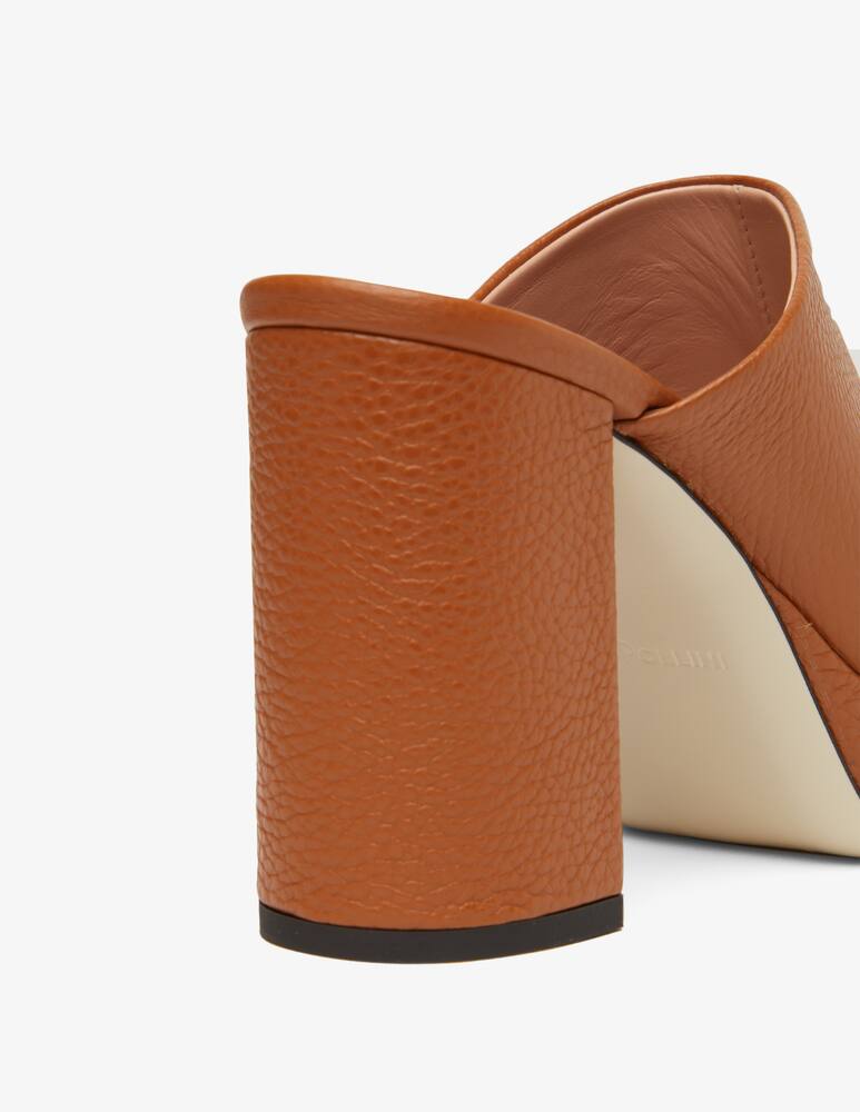 rinascente Pollini Leather wedge mule