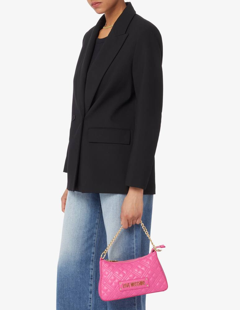 rinascente Love Moschino Quilted halfmoon bag