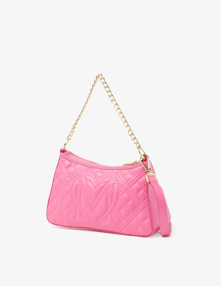 rinascente Love Moschino Quilted halfmoon bag