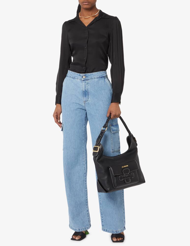 rinascente Love Moschino Braided hobo bag