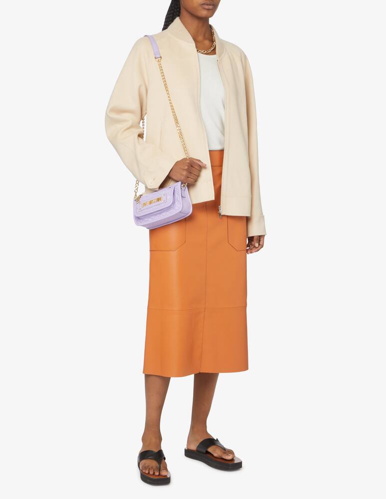 rinascente Love Moschino Quilted mini shoulder bag