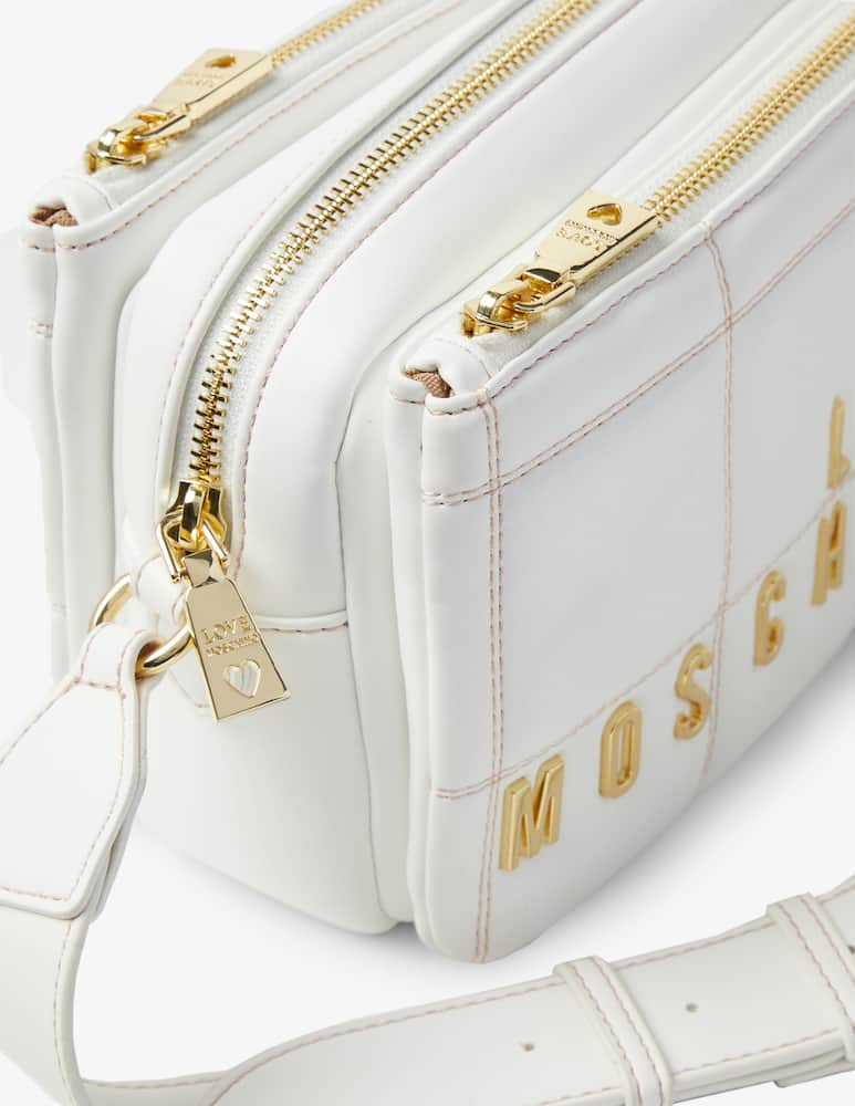 rinascente Love Moschino Borsa fotografica trapuntata ricamata