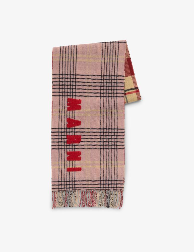 Marni Sciarpa in lana double check - immagine 1 Marni Sciarpa in lana double check - immagine 1