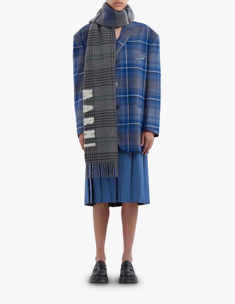 Marni Sciarpa in lana double check - immagine 2 Marni Sciarpa in lana double check - immagine 2