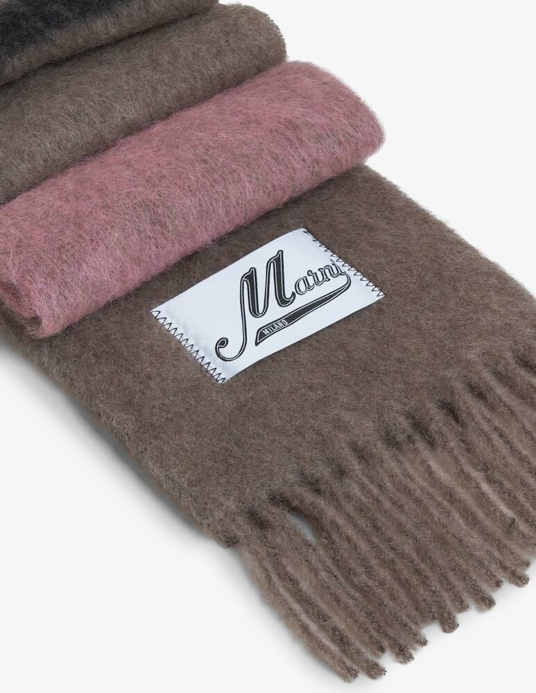 rinascente Marni Sciarpa in alpaca-mohair a righe