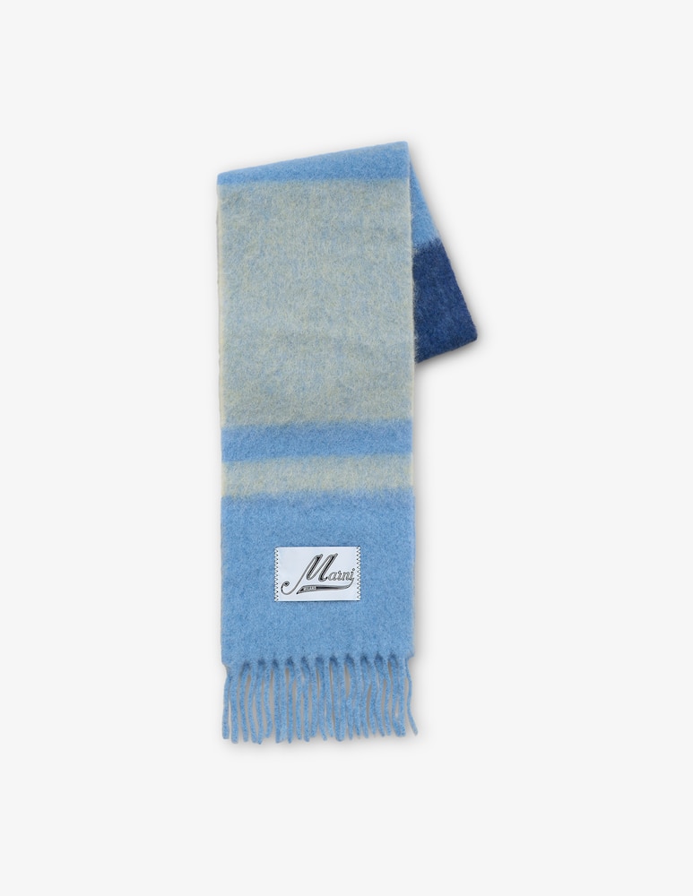 Marni Sciarpa in alpaca-mohair a righe - immagine 1 Marni Sciarpa in alpaca-mohair a righe - immagine 1