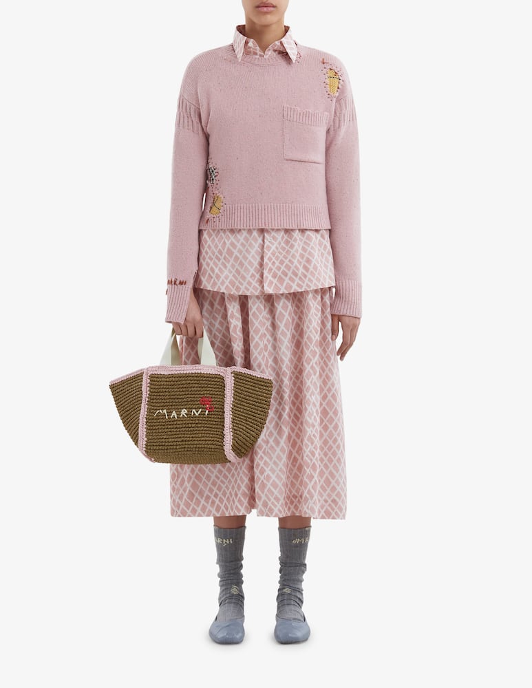 rinascente Marni Sillò macramé small shopper
