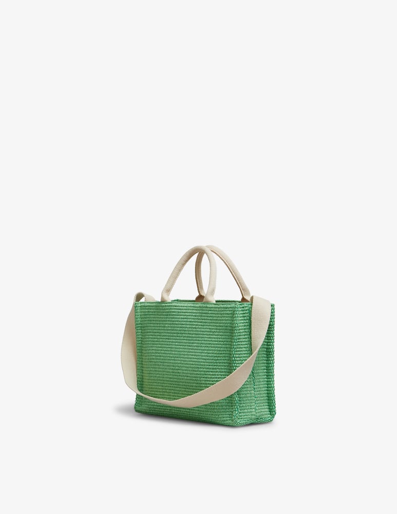 Marni Tote Bag piccola in tessuto effetto rafia - immagine 2 Marni Tote Bag piccola in tessuto effetto rafia - immagine 2
