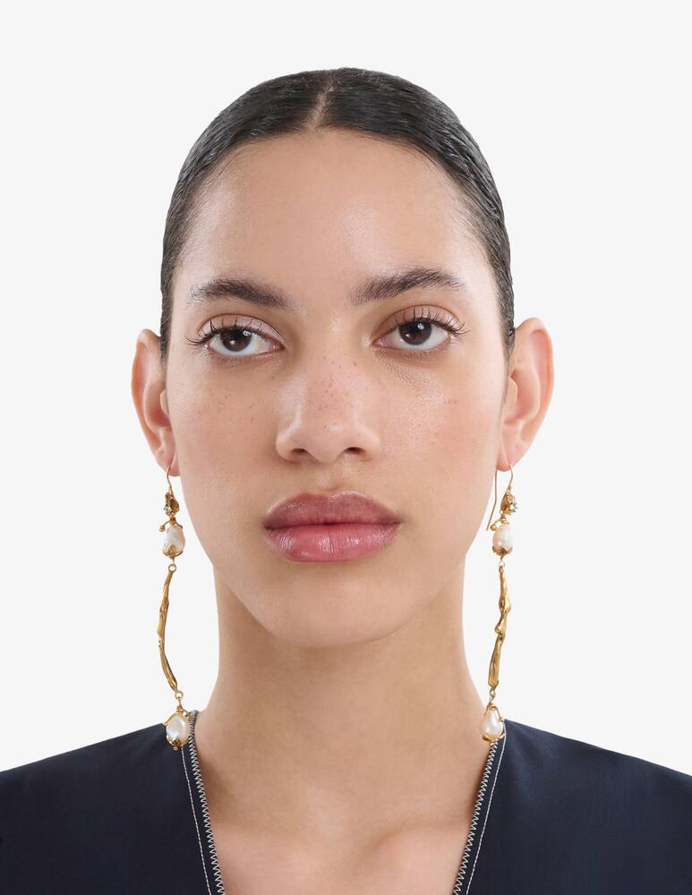 rinascente Marni Gold dangle earrings