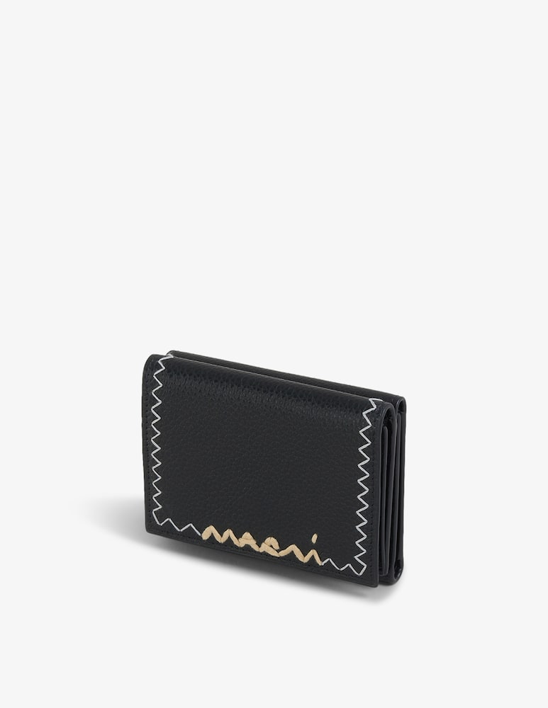 Marni Portafoglio tri-fold in pelle - immagine 4 Marni Portafoglio tri-fold in pelle - immagine 4