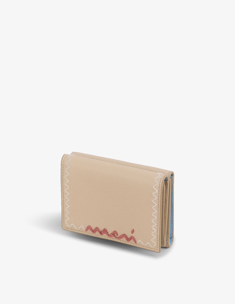 Marni Portafoglio tri-fold in pelle - immagine 4 Marni Portafoglio tri-fold in pelle - immagine 4