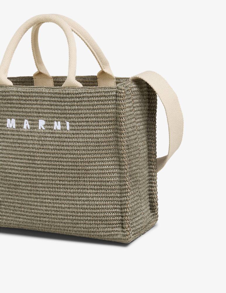 rinascente Marni Tote Bag piccola in tessuto effetto rafia