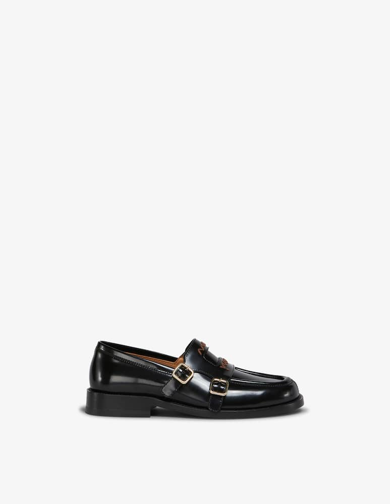 Marni Bambi 3.0 double buckle leather loafer - picture 1 Marni Bambi 3.0 double buckle leather loafer - picture 1