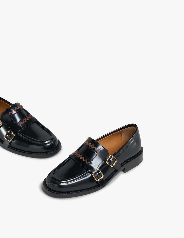 Marni Bambi 3.0 double buckle leather loafer - picture 5 Marni Bambi 3.0 double buckle leather loafer - picture 5