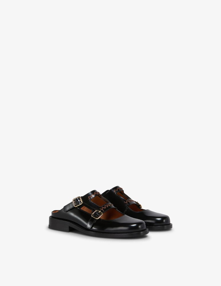 rinascente Marni Bambi 3.0 double buckle leather loafer