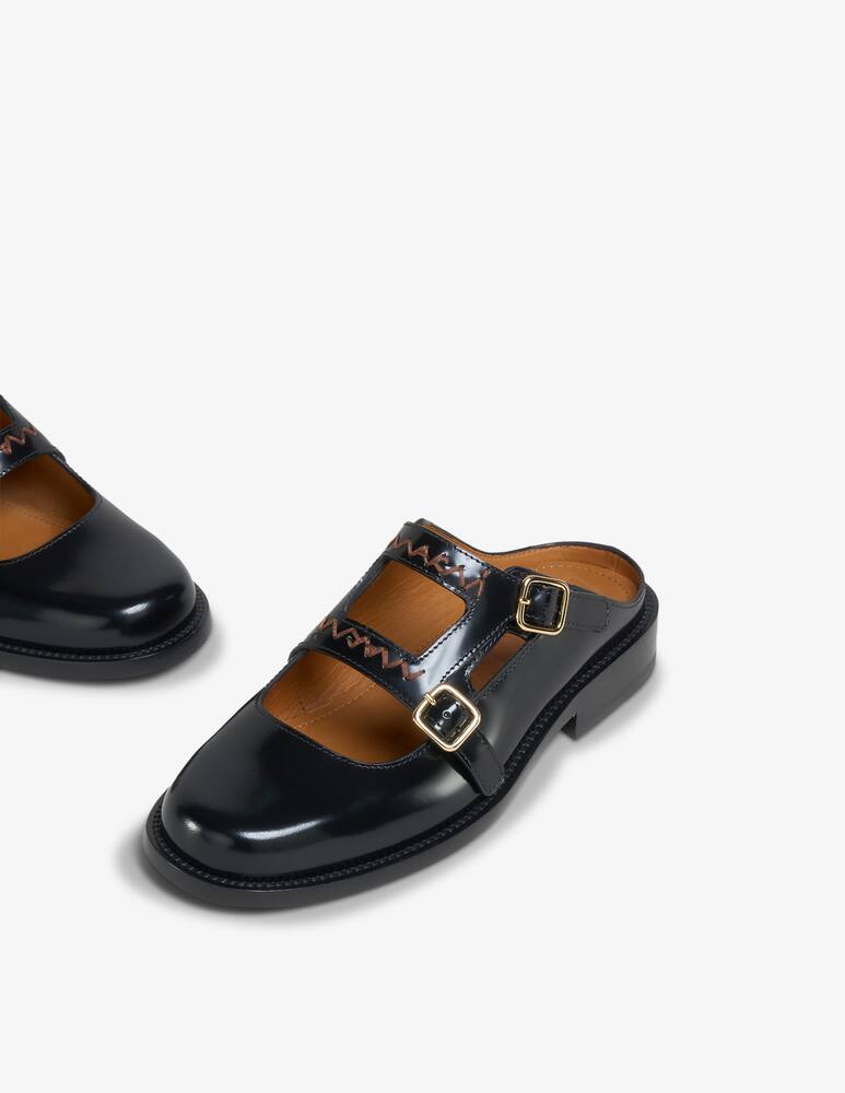 rinascente Marni Bambi 3.0 double buckle leather loafer