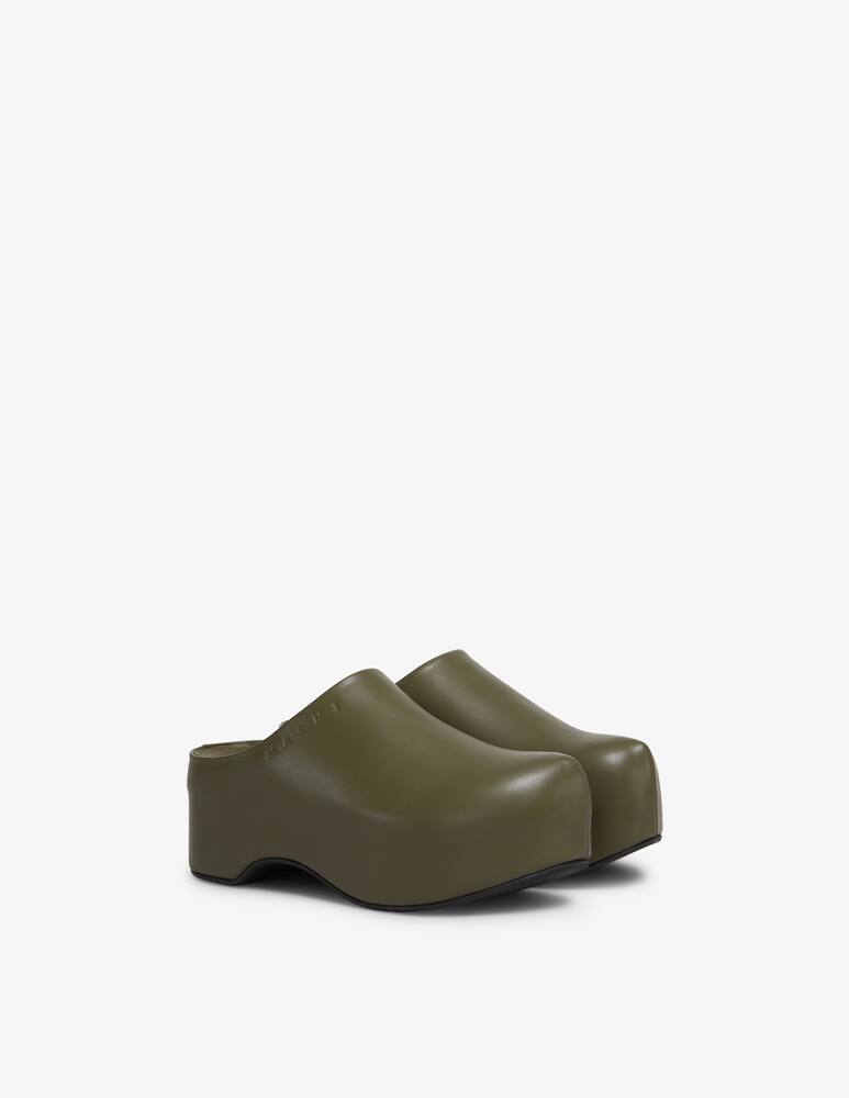 rinascente Marni Zoccoli chunky in pelle