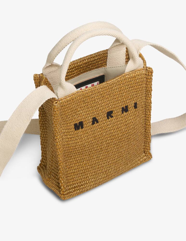 rinascente Marni Raffia-eff tote mini bag