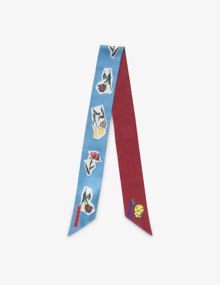 rinascente Marni Floral silk scarf