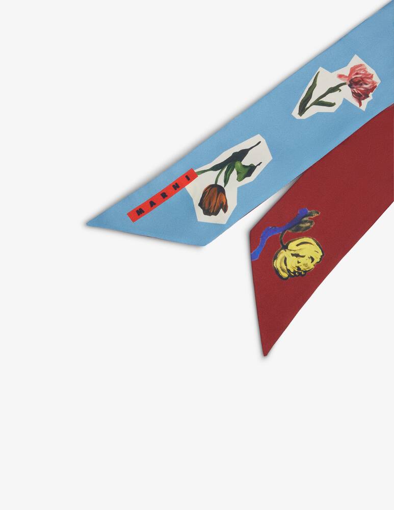 rinascente Marni Floral silk scarf