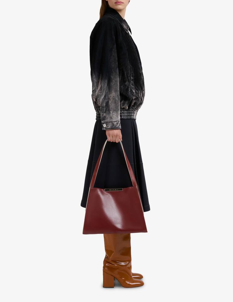rinascente Marni Cresta leather tote bag