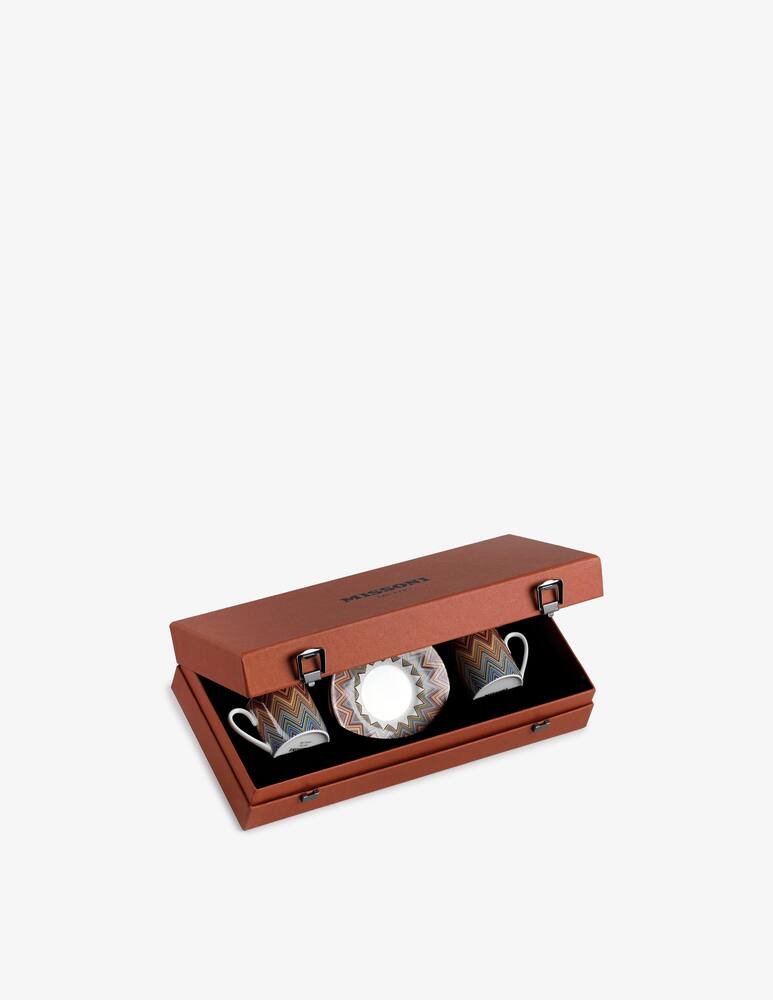 rinascente Missoni Home Zig Zag Jarris 156 Conf. Regalo  Set 2 Pz. Tazza Caffe' C/P