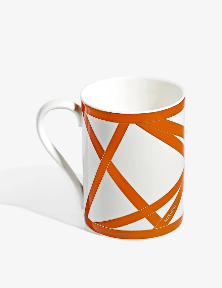 Missoni Home Nastri Orange Luxury Box Mug Cup - picture 1 Missoni Home Nastri Orange Luxury Box Mug Cup - picture 1