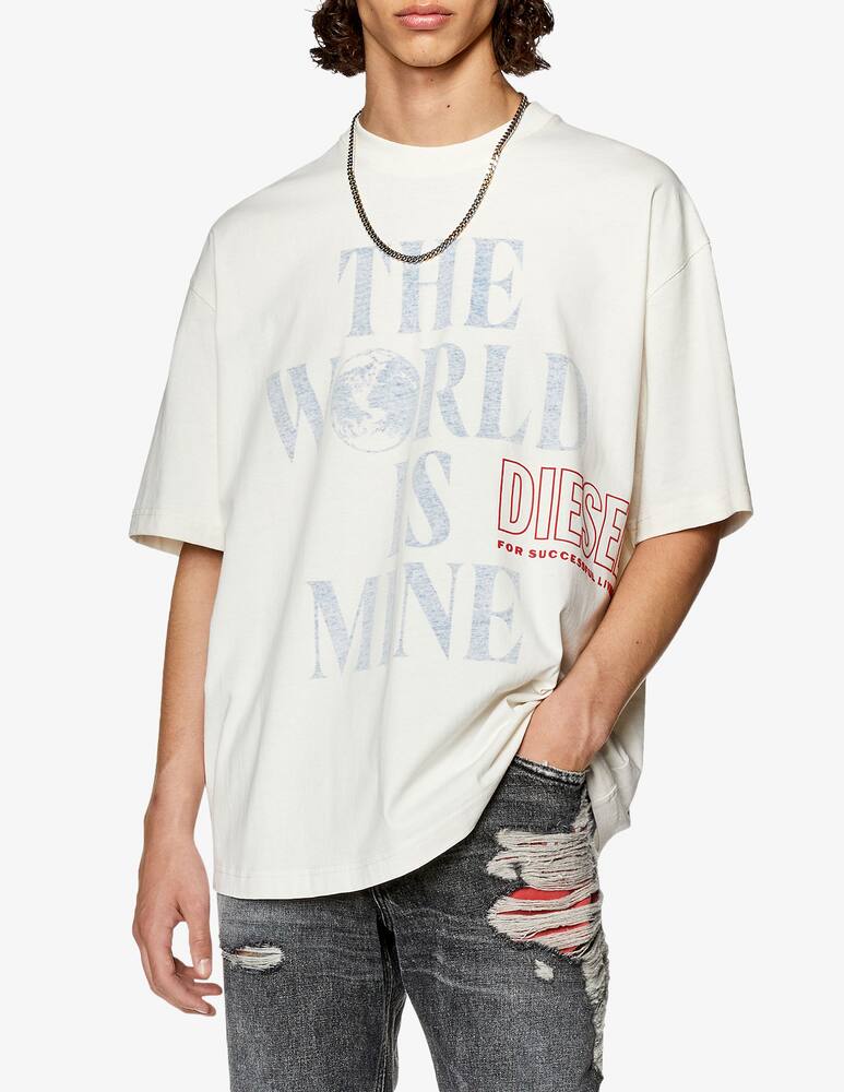 Diesel The world is mine over fit t-shirt - picture 1 Diesel The world is mine over fit t-shirt - picture 1