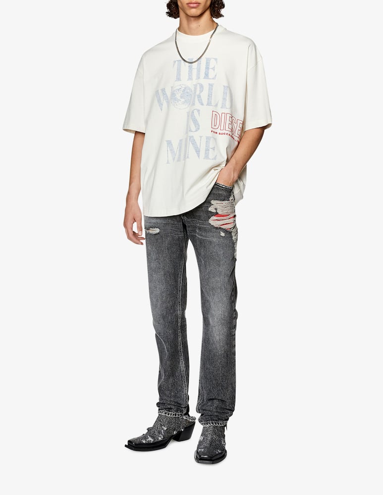 rinascente Diesel The world is mine over fit t-shirt