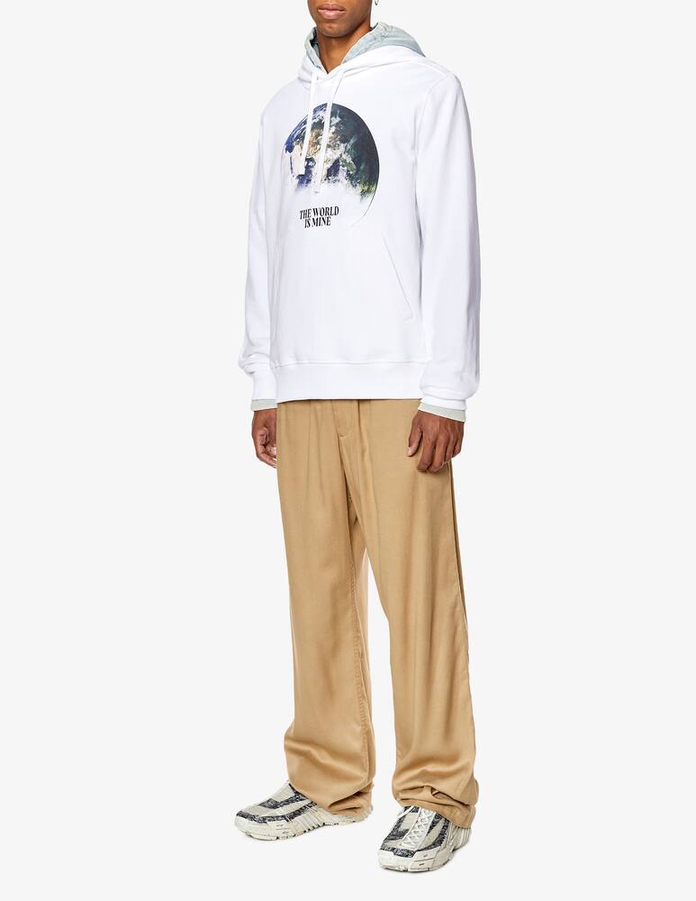 rinascente Diesel Felpa con cappuccio the world is mine