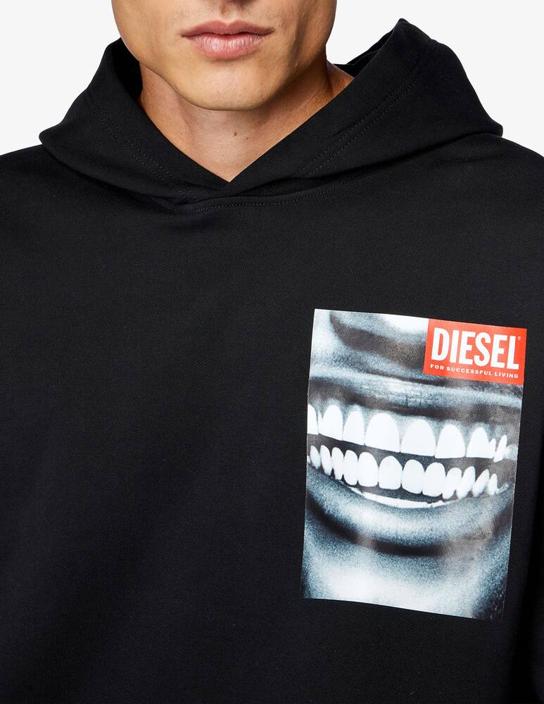 rinascente Diesel Smily faceshoodie