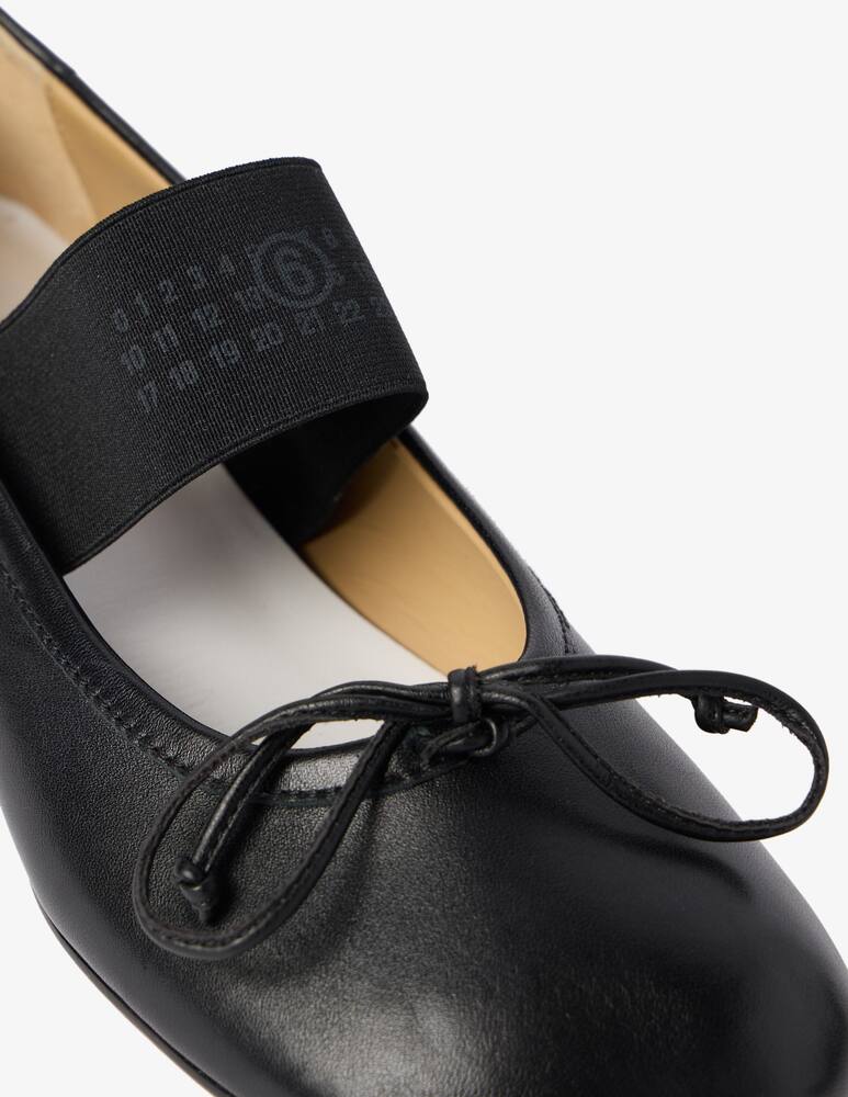 rinascente MM6 Maison Margiela Elastic logo ballet flats