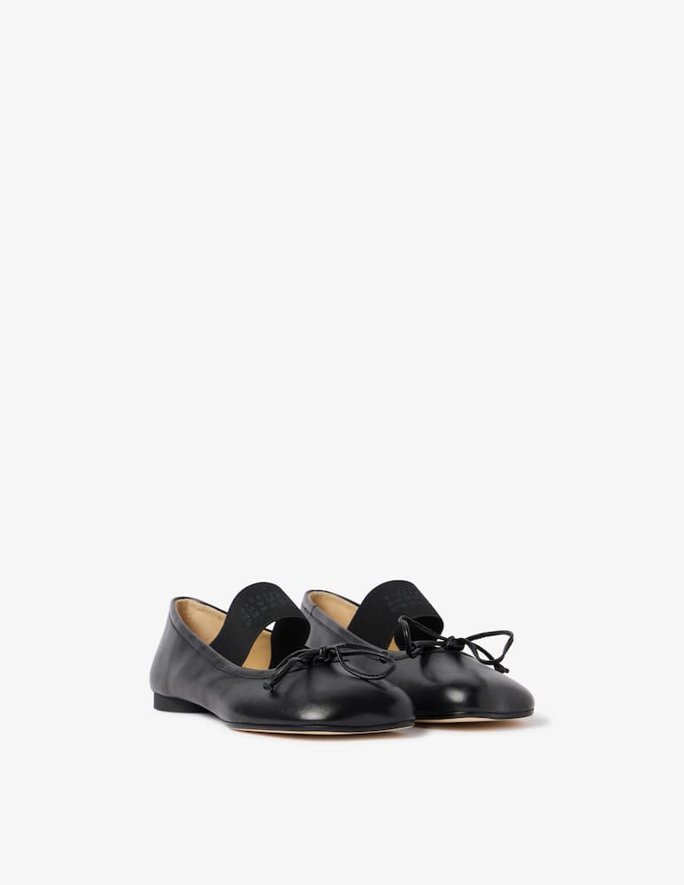 rinascente MM6 Maison Margiela Elastic logo ballet flats