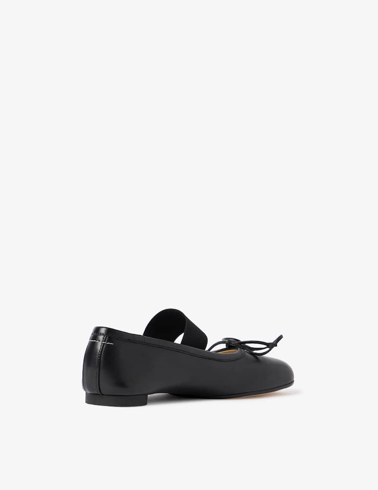 rinascente MM6 Maison Margiela Elastic logo ballet flats