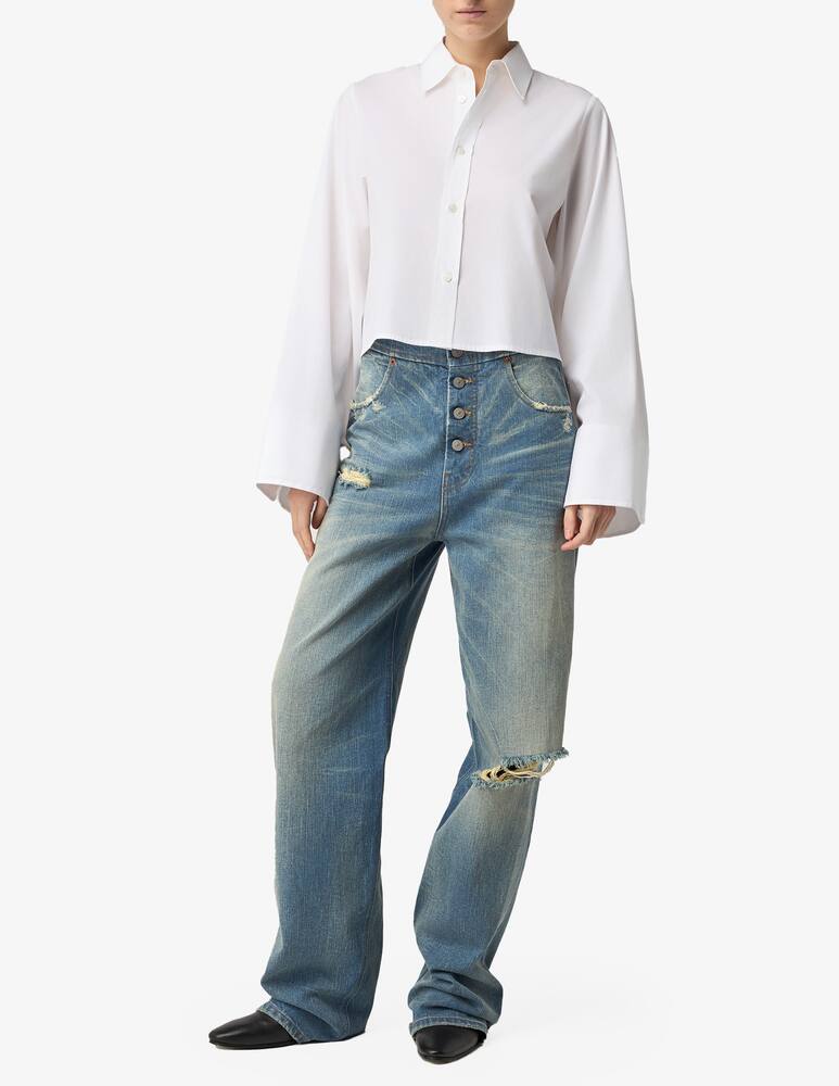 rinascente MM6 Maison Margiela Camicia corta a maniche lunghe