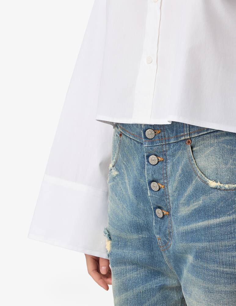 rinascente MM6 Maison Margiela Camicia corta a maniche lunghe