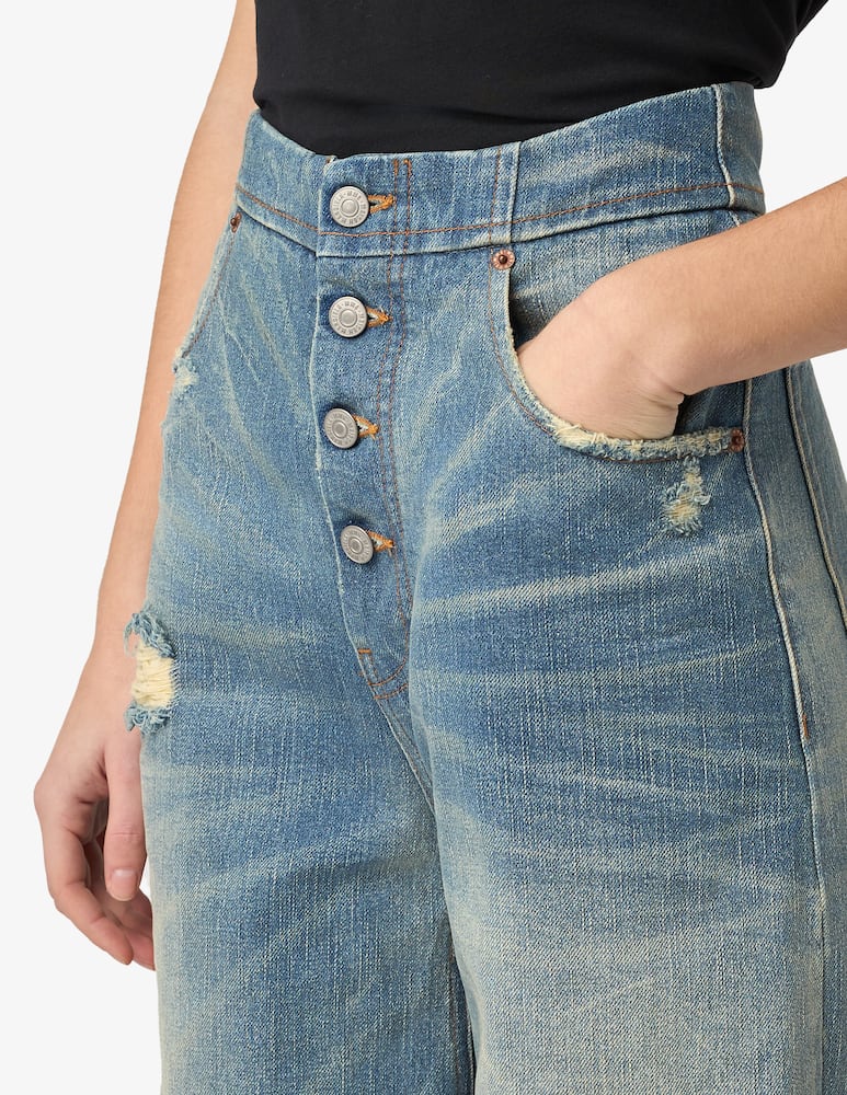 rinascente MM6 Maison Margiela Distressed jeans