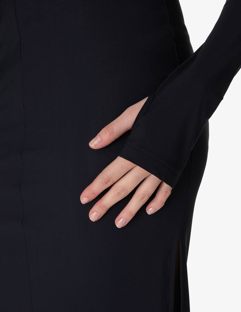 rinascente MM6 Maison Margiela Maxi dress with deep neckline