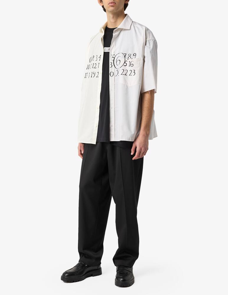 rinascente MM6 Maison Margiela Camicia numeri asimmetrica