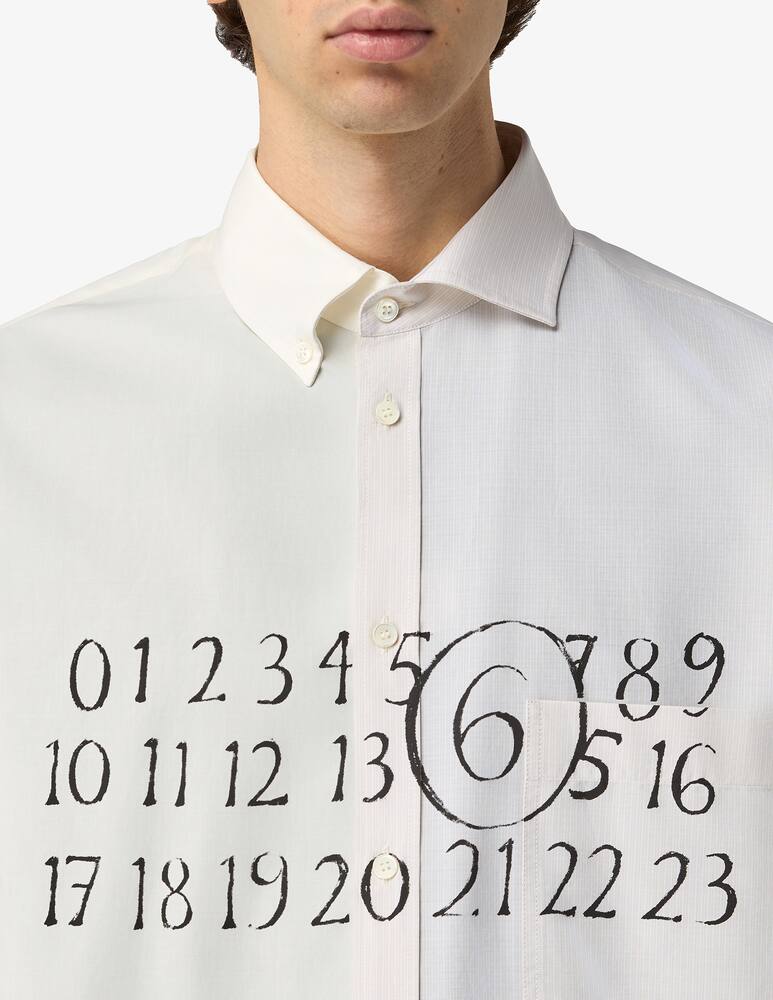 rinascente MM6 Maison Margiela Camicia numeri asimmetrica