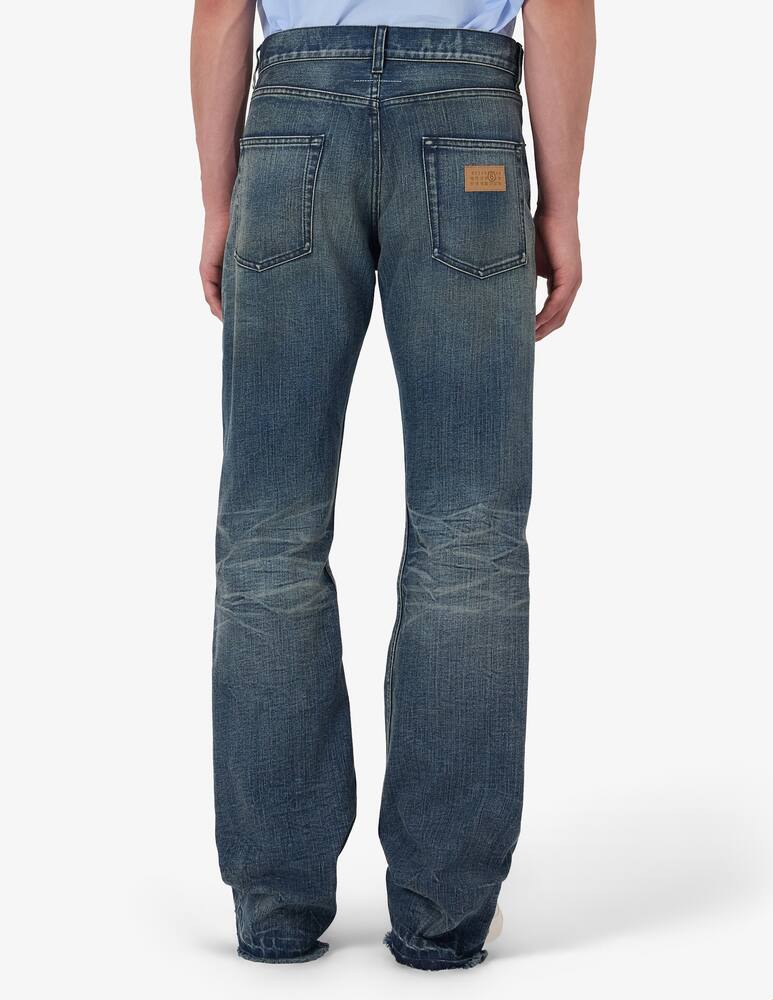 rinascente MM6 Maison Margiela Straight piping jeans