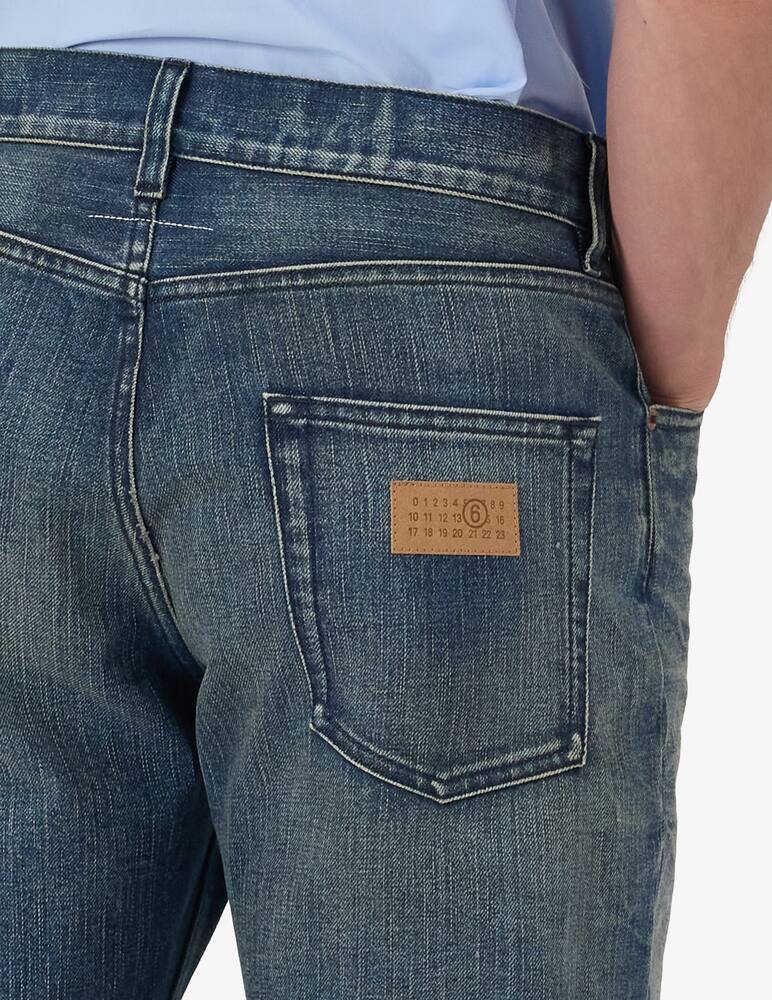 rinascente MM6 Maison Margiela Straight piping jeans