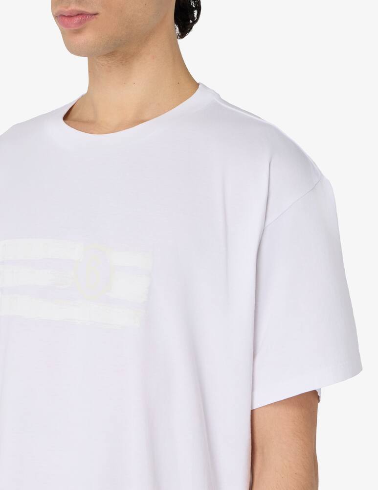 rinascente MM6 Maison Margiela Print crewneck t-shirt