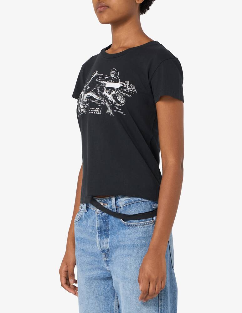 rinascente MM6 Maison Margiela T-shirt con coniglio