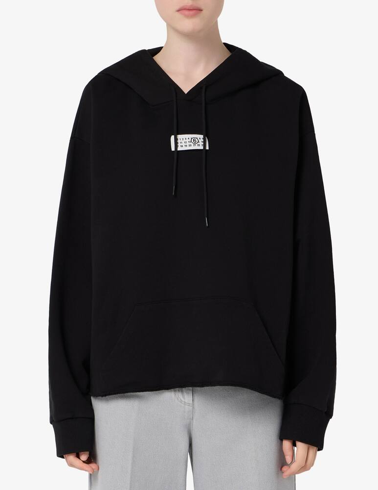 MM6 Maison Margiela Felpa con cappuccio - immagine 1 MM6 Maison Margiela Felpa con cappuccio - immagine 1