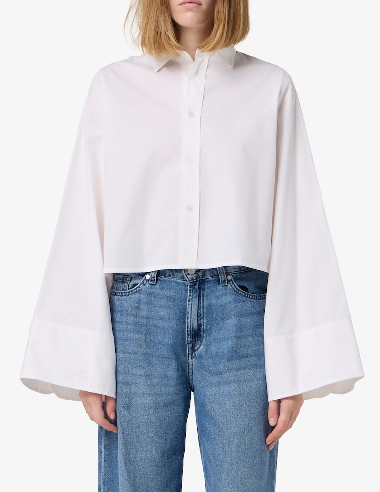 rinascente MM6 Maison Margiela Camicia crop