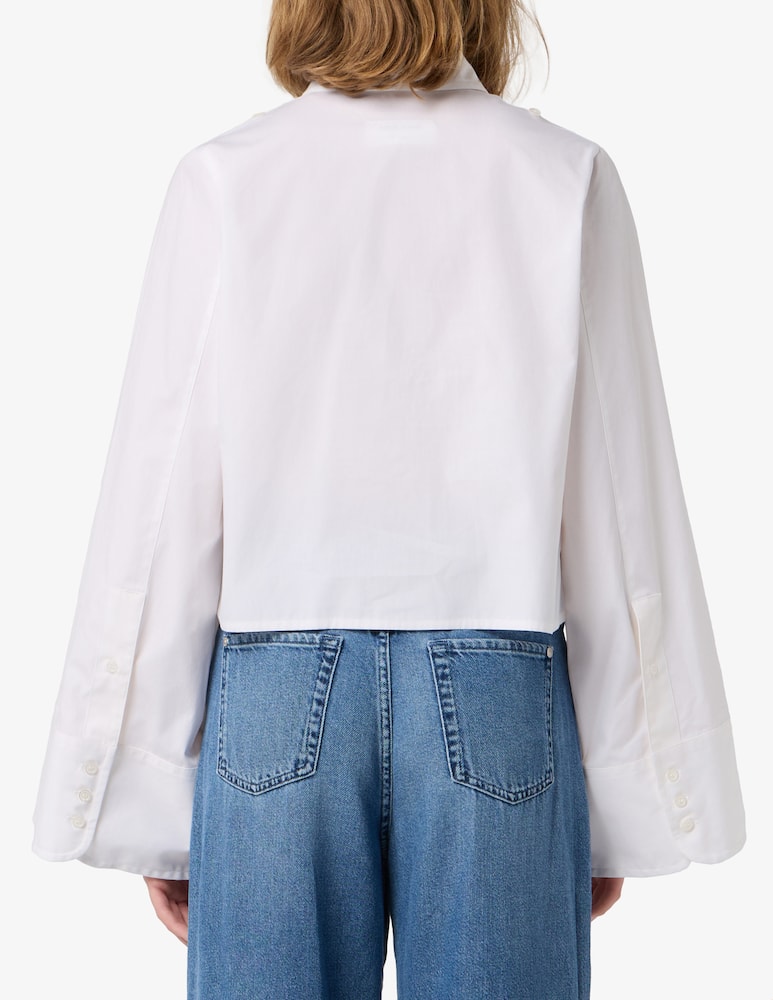 MM6 Maison Margiela Camicia crop - immagine 3 MM6 Maison Margiela Camicia crop - immagine 3