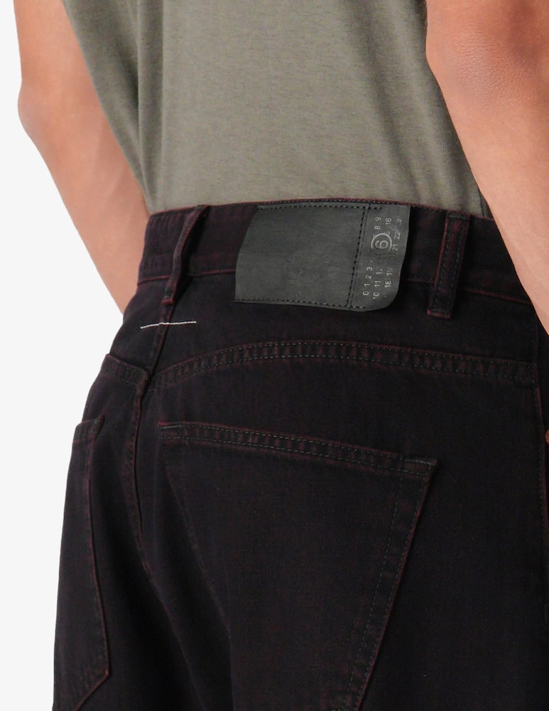 MM6 Maison Margiela Jeans regular overdye - immagine 4 MM6 Maison Margiela Jeans regular overdye - immagine 4